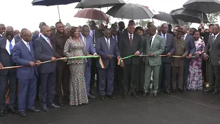 Le Vice-Président de la République inaugure  l'axe Tiébissou-Bouaké de l'autoroute du nord