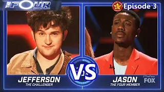 Jefferson Clay vs Jason Warrior with Results &Comments The Four 2018 Episode 3