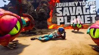 Journey to the Savage Planet - День 8 - Лягушка-Горилла и Шокофрукты.