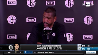 Interim Head Coach Kevin Ollie after the Nets' fall to Magic