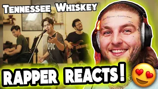 Rapper Reacts To  Cakra Khan - Tennessee Whiskey (Chris Stapleton Cover) AMAZING!