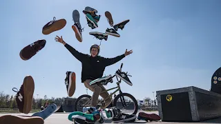 What shoes does David wear when riding? | #newbalance TEST