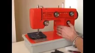 Privileg Stretch ZickZack 590 Nähmaschine Sewing machine Швейная машина  test джинс, шифон, кожа