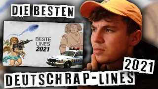 🤯💯Was ist die BESTE LINE des JAHRES?!...Reaktion : Die besten Deutschrap-Lines 2021 | PtrckTV