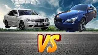 BMW M5 E60 vs Mercedes E63 W211 | Auto Battle