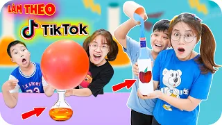 Thử Thách Làm Theo Video TikTok Triệu View ♥ Minh Khoa TV