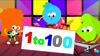 Numbers Song, Learn 1 to 100 and Kindergarten Rhymes for Kids