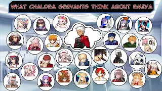 【FGO】What Chaldea Servants think about EMIYA