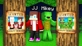 JJ Family and Mikey Family are WANTED in Minecraft - Maizen