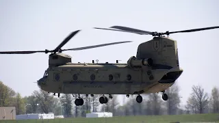 CH-47 Chinook Startup and Departure (IRL)