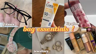 Whats in my everyday university bag | under budget😍