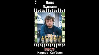 The Game That Started it ALL! (HANS NIEMANN VS MAGNUS CARLSEN) | #shorts