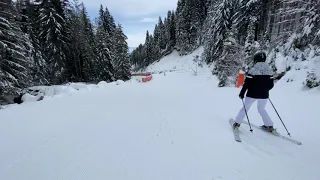Bansko 2021: Ski Road Top to Bottom - in 4K
