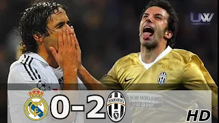 DEL PIERO STARS IN A EUROPEAN CLASSIC BETWEEN JUVENTUS AND REAL MADRID