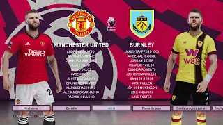 Manchester United x Burnley -  Premier League 2023/2024 - 35° Rodada ***SIMULAÇÃO***