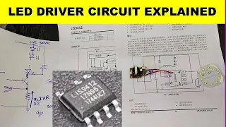 {925} LED driver circuit explained