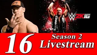 Соревновательный стрим игры WWE 2K16 (Побеждают сильнейшие!) №16 [SEASON 2]