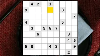 New York Times Hard Sudoku Solution. 21 December 2021