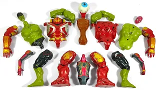 Merakit Mainan Hulk Buster vs Spider-Man vs Siren Head vs Hulk Smash Avengers Superhero Toys