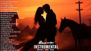 Top 100 Instrumental Love Songs Ever - Beautiful Romantic Guitar and Saxophone Love Songs Collection