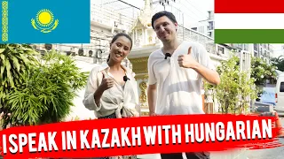 Trying to speak in Kazakh with Hungarian | How close Turkic and Hungarian cultures?