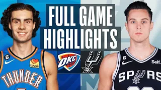 Oklahoma City Thunder vs. San Antonio Spurs Full Game Highlights | Mar 12 | 2022-2023 NBA Season