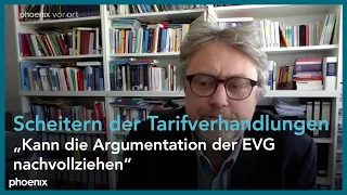 Thorsten Schulten  zum Scheitern der Tarifverhandlungen zwischen EVG und  Deutscher Bahn am 31.05.23