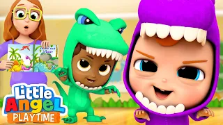 We are Little Dinosaurs! | Dinosaur Song | Fun Sing Along Songs by Little Angel Playtime