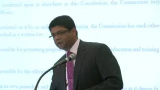 Fijian Attorney General Aiyaz Sayed-Khaiyum addresses CPA Congress 2013. Part 5 of 9.