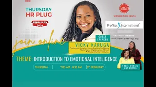 INTRODUCTION TO EMOTIONAL INTELLIGENCE BY Vicky Karuga Managing Director Profiles International