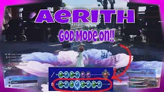 Favorite Aerith Materia Build - God Mode Enabled