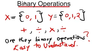 BINARY OPERATIONS