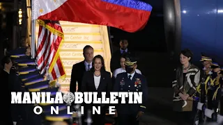 US VP Kamala Harris arrives in the Philippines