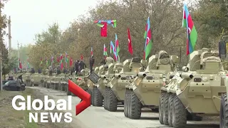 Nagorno-Karabakh: Azerbaijan's troops enter Aghdam region, Russian army patrols road to Stepanakert