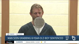 Sentencing for man seen on video grabbing boy in Ocean Beach