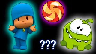 Pocoyo & Om Nom & Nibble Nom "Candy & Crying" Sound Variations in 27 Seconds