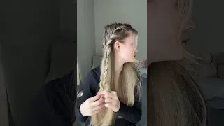 Cute pigtail hairstyle from      小红书 #hairtutorial #hairstyle #cutehairstyle #xiaohongshu #hair