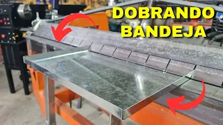 Como Fazer uma Dobradeira de Chapas Manual 2/3 - DIY Sheet Metal Bender