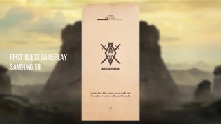 Elder Scrolls Blades - Early Access | First Quest Gameplay Portrait Mode - Galaxy S8