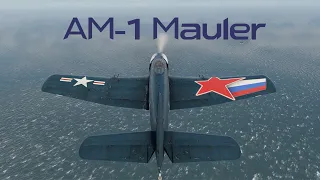 War Thunder. AM-1 Mauler vs Bf.109K-4 / vs La-9  (28.06.2022)