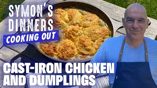 Michael Symon's Cast-Iron Chicken and Dumplings | Symon's Dinners Cooking Out | Food Network