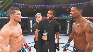 Stephen 'Wonderboy' Thompson vs Kevin Holland Full Fight - UFC 4 Simulation