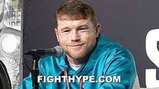 CANELO MESSAGE TO BILLY JOE SAUNDERS AFTER BREAKING FACE & STOPPING HIM; PRESSES CALEB PLANT