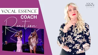 Tell Him - Loren Allred & Pia Toscano  | Vocal Essence® Coach Reaction
