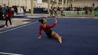 Sophia Pujols Floor California Classic 2023 Wildfire Gymnast Level 10