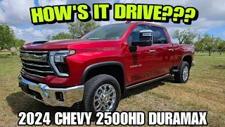 Driving the new 2024 Chevy Silverado 2500HD Diesel!  Full Review!