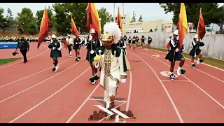 Norfolk State University's "Spartan Legion" Pass & Review @ the 2023 Tournament of Roses Bandfest