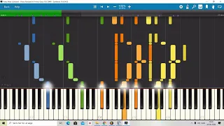 Schubert D940 Fantasy in F minor for Four Hands (Op. posth. 103) Synthesia