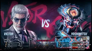 victor VS eyemusician (yoshimitsu) - Tekken 8 Rank Match