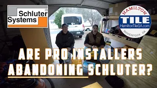 Are Pro Tile Installers ABANDONING Schluter Systems?